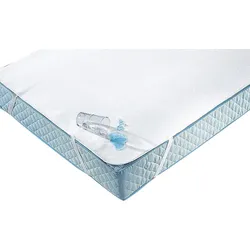 Matratzenauflage »  , 70x140, 90x200 cm und weiteren Größen, wasserdicht«, Auflage, Allergiker geeignet (Hausstauballergiker), weiß, , 53159145-0 1 St.