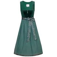 MarJo Trachtenkleid Midi Dirndl 2tlg. 70cm IRSEE petrol jade grün 40