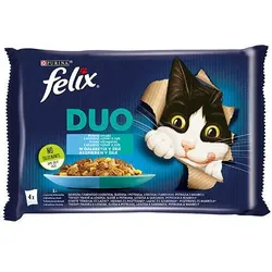 FELIX Duo Fischgeschmacksrichtungen in Gelee 4x85g