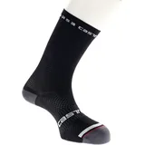 Castelli Rosso Corsa Pro 15 Socken Schwarz 35-38