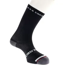 Castelli Rosso Corsa Pro 15 Socken Schwarz 35-38