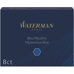 Waterman, Ersatzpatrone, Standard (Füllertinte, Blau)