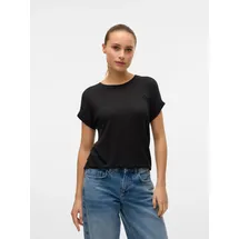 Vero Moda Kurzarmpullover Schwarz S