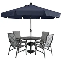 luxuskollektion Sonnenschirm 270 x 270 cm Marineblau