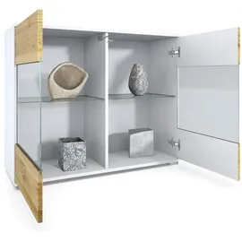 Vladon Kommode, Grau, Holzwerkstoff, 92.5x75.5x35 cm, Wohnzimmer, Kommoden & Sideboards, Kommoden