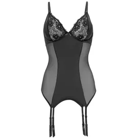 PETITE FLEUR GOLD Set: Corsage Damen schwarz Gr.100 Cup E