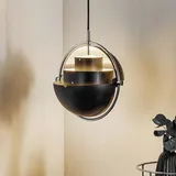 GUBI Multi-Lite Pendelleuchte chrom/schwarz - cm