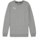 Puma teamGOAL Casuals Crew Neck Sweat Jr, Grau, 116