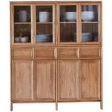 Tikamoon Buffet Geschirrschrank aus Mindiholz 120 cm BEIGE
