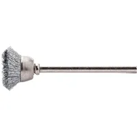 Lessmann Miniatur-Topfbürste INOX-Draht 0,10 mm, Bürsten-⌀ 15 mm