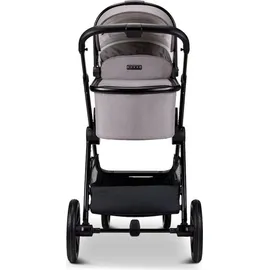 Babywelt Moon Aura Set mit Cosmo 2.0 3in1 Kinderwagenset, Farbe/Dessin:Stone/Melange
