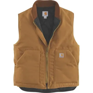 CARHARTT V01 Insulated Rib Collar Weste - Carhartt® Brown - 2XL