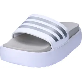 adidas Adilette Platform Badesandalen Cloud White / Zero Met / Grey One 40 2/3