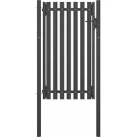 vidaXL Gartentor 100 x 225 cm Anthrazit