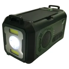OEM Notfall-Kurbelradio grau