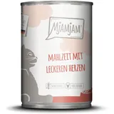MjAMjAM Premium Nassfutter mit Herzen 1 x 400 g