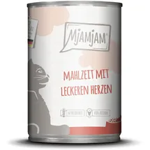 MjAMjAM Premium Nassfutter mit Herzen 1 x 400 g