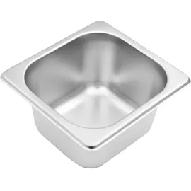 vidaXL Gastronorm-Ständer mit 8 GN 1/6 Behältern Edelstahl