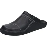Josef Seibel Herren Pantoffeln Monaco H 13, Männer Hausschuhe,Weite H (Weit),Winter,rutschfeste Sohle,Anti-rutsch,Mules,schwarz,48 EU - 48 EU Weit
