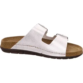 ROHDE Damen Pantolette gemusterter Zweiriemer mit Schnalle Rodigo-D 5872, Größe:38 EU,