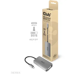 Club 3D USB/DVI-Kabel - Dual Link - 24 pin USB-C (M)