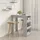vidaXL Bartisch mit Regal 102 x 50 x 103,5 cm Grau