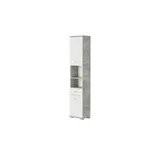 Möbel Boss uno Hochschrank 38 x 190 x 30 cm Grau Kunststoff