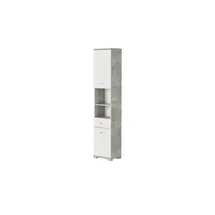 Möbel Boss uno Hochschrank 38 x 190 x 30 cm Grau Kunststoff
