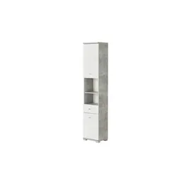 Möbel Boss uno Hochschrank 38 x 190 x 30 cm Grau Kunststoff