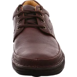 CLARKS Nature Three Derby Braun (Mahogany Leather), 41.5 EU