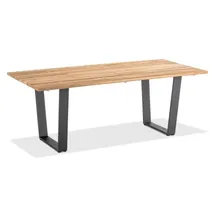 Niehoff Noah Gartentisch 160 x 95 x 76 cm Teak gebürstet/Anthrazit