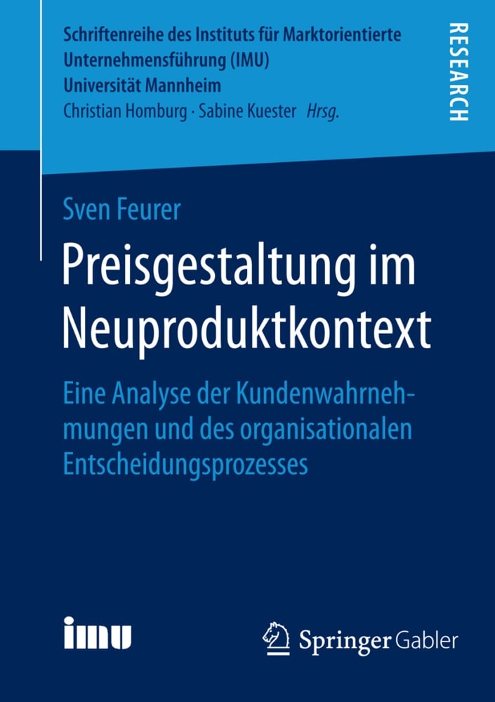 Preisgestaltung Im Neuproduktkontext - Sven Feurer  Kartoniert (TB)