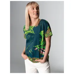 T-Shirt » T-Shirt mit abstraktem Design«, Gr. XXL, saphirblau, , 88954345-XXL