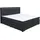 Collection AB Boxspringbett 30 Jahre Jubiläums-Modell Athena, inkl. LED-Lichtleiste, versch. Härtegrade auswählbar, grau