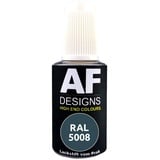 Alex Flittner Designs Lackstift RAL 5008 GRAUBLAU seidenmatt 20ml Reparaturstift Acryl Retuschierlack Reparaturlack Holz Metall Möbel Bad