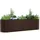 vidaXL Garten-Hochbeet verzinkter Stahl 320 x 80 x 81 cm Braun