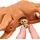 Barbie blond mit Hund und Welpen