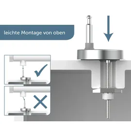 Schütte WC-Sitz FLOWER IN THE WIND, mit Absenkautomatik und Schnellverschluss