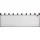 ELBERSDRUCKE Bistrogardine Basic grau transparent 48 cm Scheibengardine Kurzgardine für Küche Küchenfenster Sichtschutz Privatsphäre