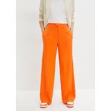 bonprix Bundfaltenhose Loose Fit Orange 38