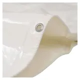 vidaXL Abdeckplane 4 x 6 m Weiß