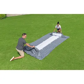BESTWAY Steel Pro Frame Pool Set 366 x 201 x 66 cm inkl. Filterpumpe