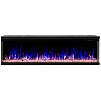Aflamo LED Elektrokamin Wandkamin | Heizfunktion | Unique 165