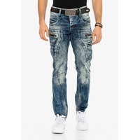 Cipo & Baxx Bequeme Jeans im lässigen Biker-Stil blau 31