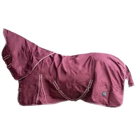 HKM Regendecke Pferd. Übergangsdecke Pferd. 155 cm weinrot EINHEITSFARBE 155
