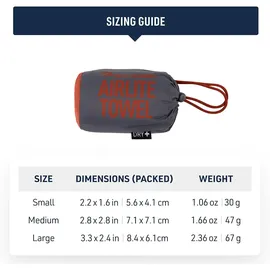 Sea to Summit Airlite Towel Reisehandtuch 60 x 120 cm Picante