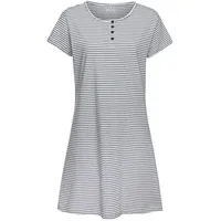 VIVANCE DREAMS Damen Nachthemd dunkelblau-gestreift Gr.36/38