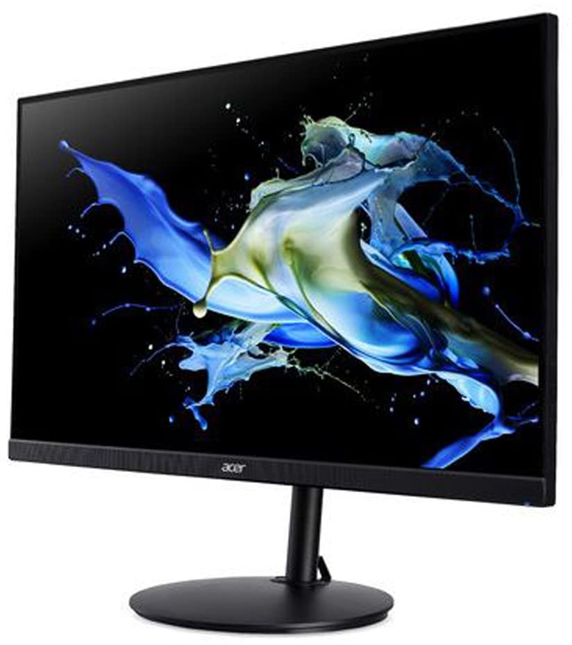 Acer CB272 Monitor 27 Zoll (69 cm Bildschirm) Full HD, 75Hz HDMI/DP, 60Hz VGA, 1ms (VRB), HDMI 1.4, DP 1.2, VGA, höhenverstellbar, drehbar, HDMI/DP FreeSync, Schwarz