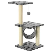 vidaXL Katzen-Kratzbaum Sisal 65 cm grau