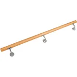 Buche Holz Handlauf Treppengeländer Geländer für Treppe Wandhandlauf V2Aox